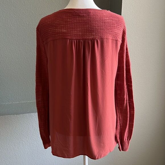 Ann Taylor Loft Long Sleeve Blouse - Picture 4 of 8
